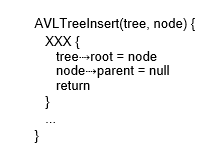 <p>73) Which XXX would replace the missing statement in the algorithm for inserting a new node in an empty AVL tree? </p><p> PICTURE NEEDED</p><p>a. if (node⇢left == null) </p><p>b. if (tree⇢root == null) </p><p>c. if (node⇢left != null) </p><p>d. if (tree⇢root != null)</p>