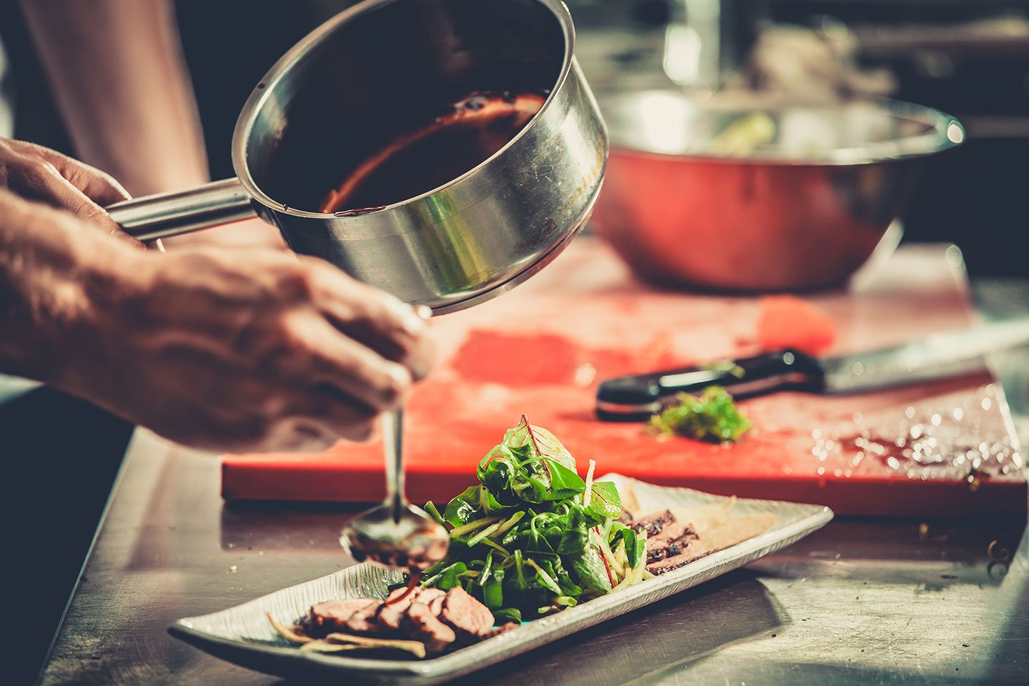 <p>Cooking</p>