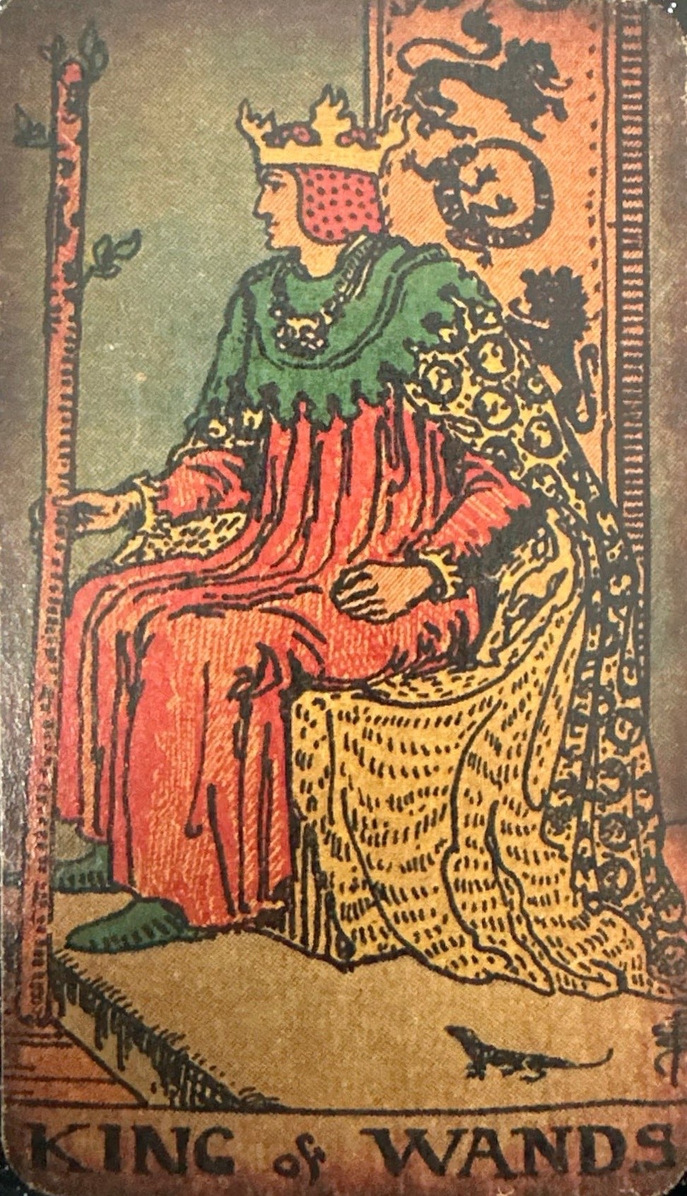 <p>XIV - King of Wands</p>