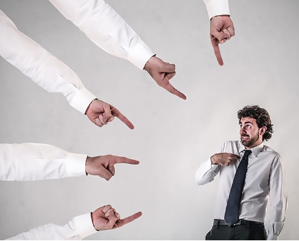 <p>If a person has committed a crime, he is <strong>guilty</strong> of this crime.</p><p><span>|ˈɡɪltɪ|</span></p><p>Виновный, виноватый</p>