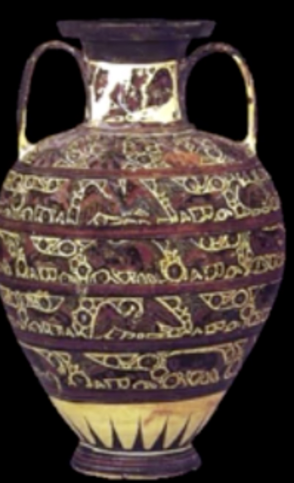 <p>Black figure amphora (Corinth)</p>