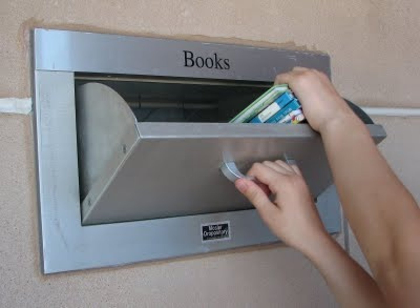 <p>to return a book</p>