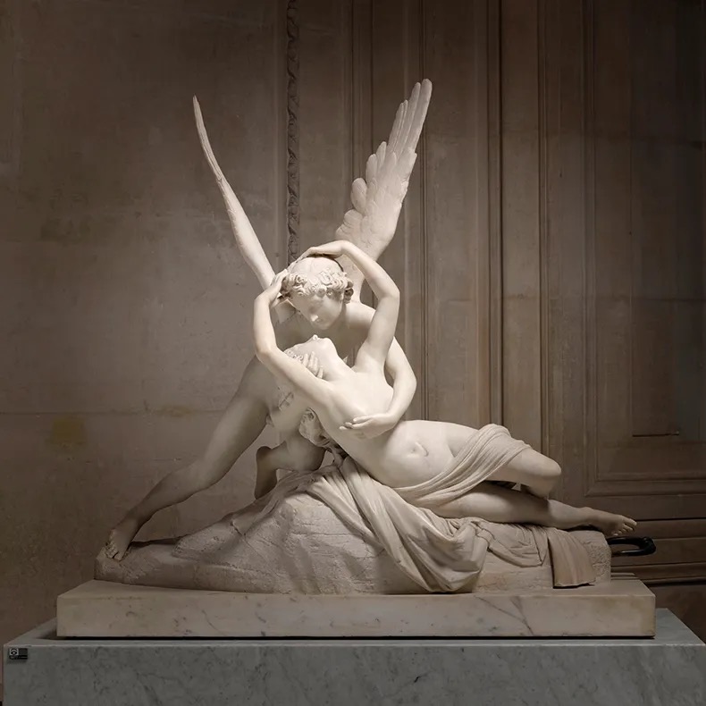 <p>Psyche Revived by Cupid’s Kiss Neoclassicism</p>