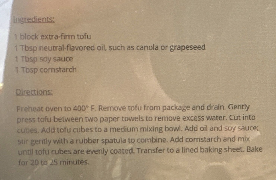 <p>To which of the following resources might a reader turn to discover helpful information about the main ingredient of this recipe?</p>