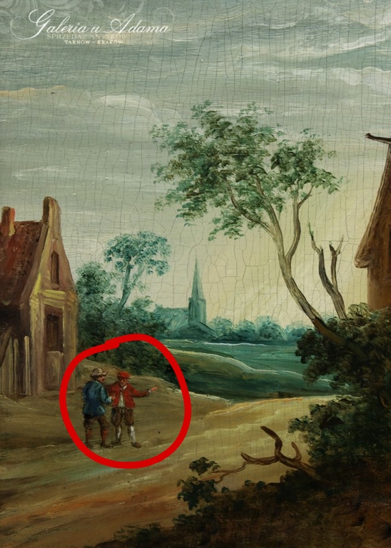 <p>Niewielkie postacie ludzi i zwierząt lub skromne scenki rodzajowe wprowadzone do kompozycji w celu jej ożywienia</p>