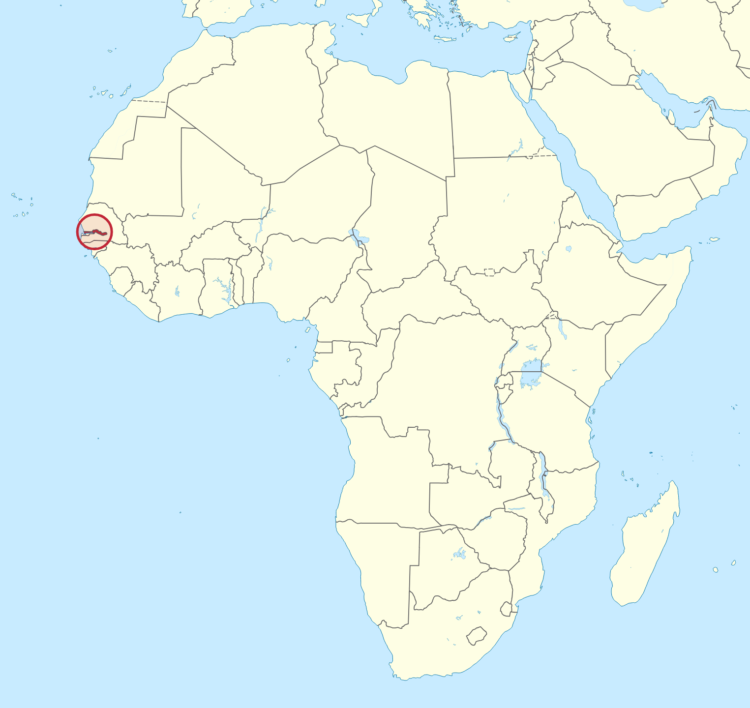<p>A small West African country known for its river and rich cultural heritage, formerly a British colony.</p><p></p><p></p>