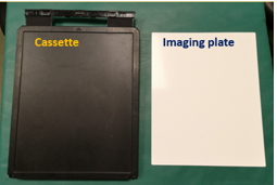 <p>Computed radiography - cheaper option as the practice just needed to buy their cassette and imaging plate </p>