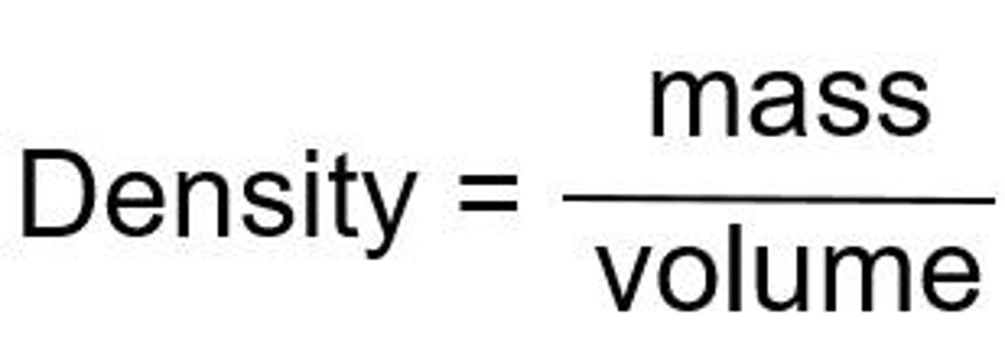 <p>Kilograms per cubic meter (kg/m³) or grams per cubic centimeter (g/cm³)</p>