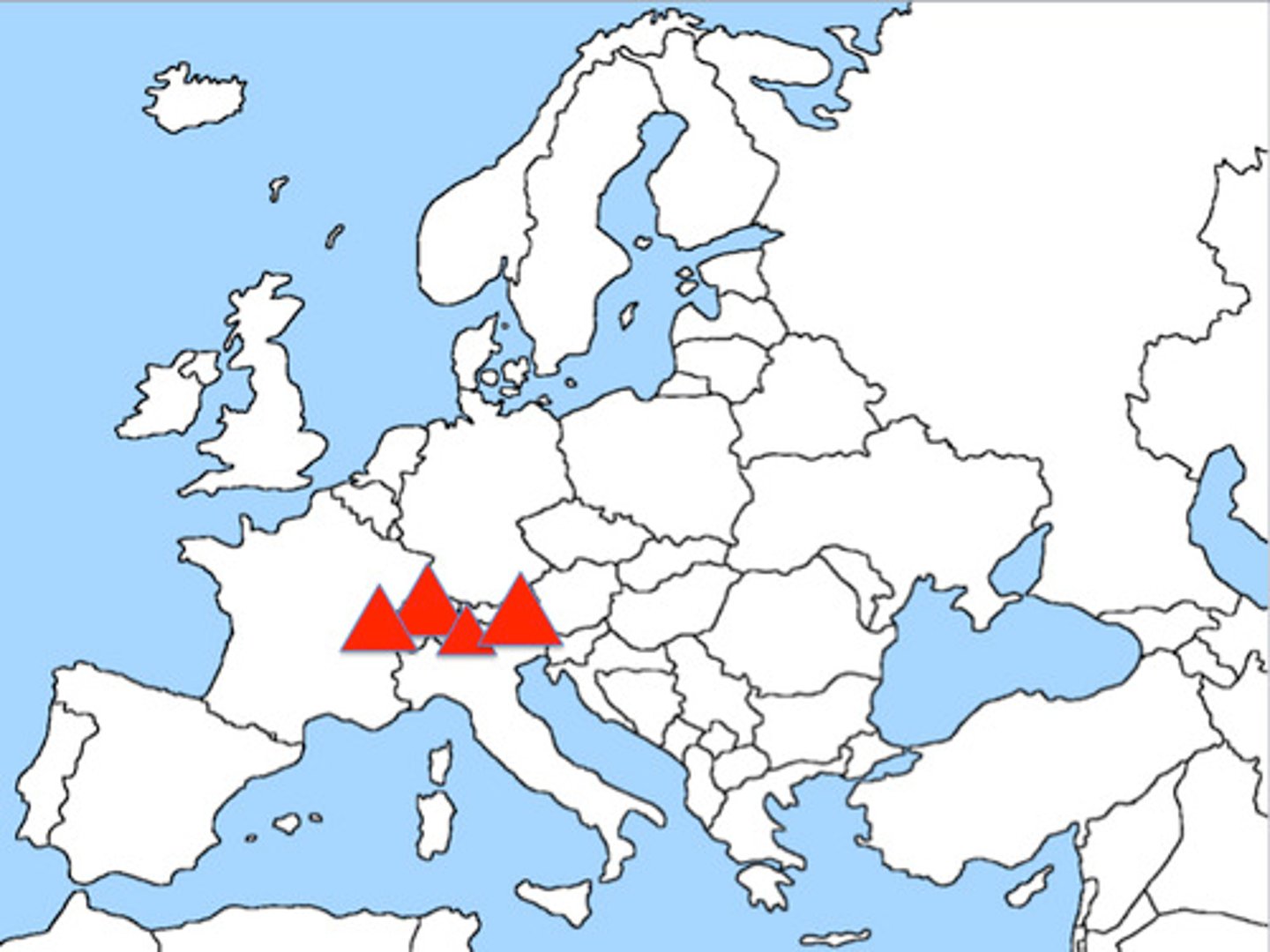 <p>Mountain range that lies in Western Europe</p>