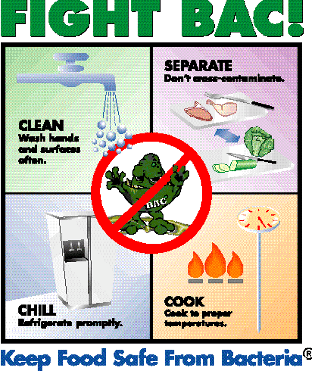 <p>sự nhiễm chéo | Always avoid ______ when preparing food.</p>