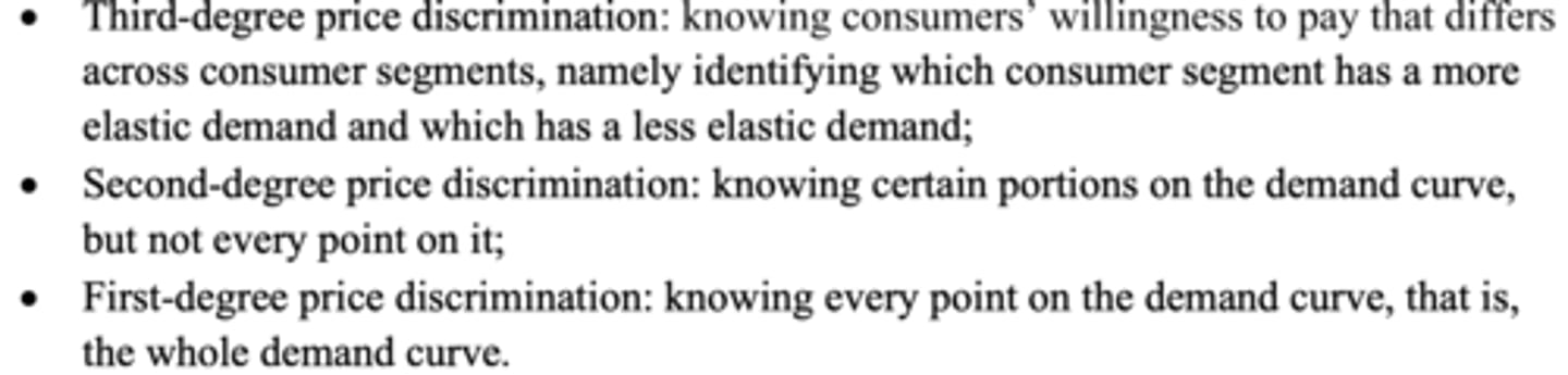 <p>Yes if there is an opportunity</p><p>Conditions :</p><p>• Supply side: firms have market power, i.e., imperfect competition (e.g., monopoly);</p><p>• Demand side: firms know consumers' willingness to pay, i.e., demand.</p>