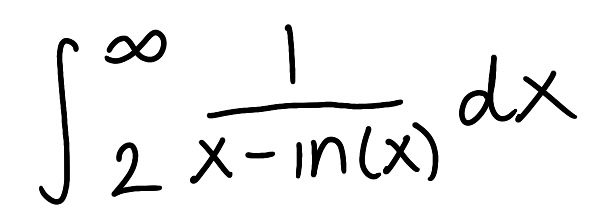 <p>Use the Comparison Theorem to determine if the improper integral converges or diverges (do not evaluate the integral)</p>