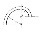 <p>An arch having one impost <span style="color: red">higher than the other</span>.</p>