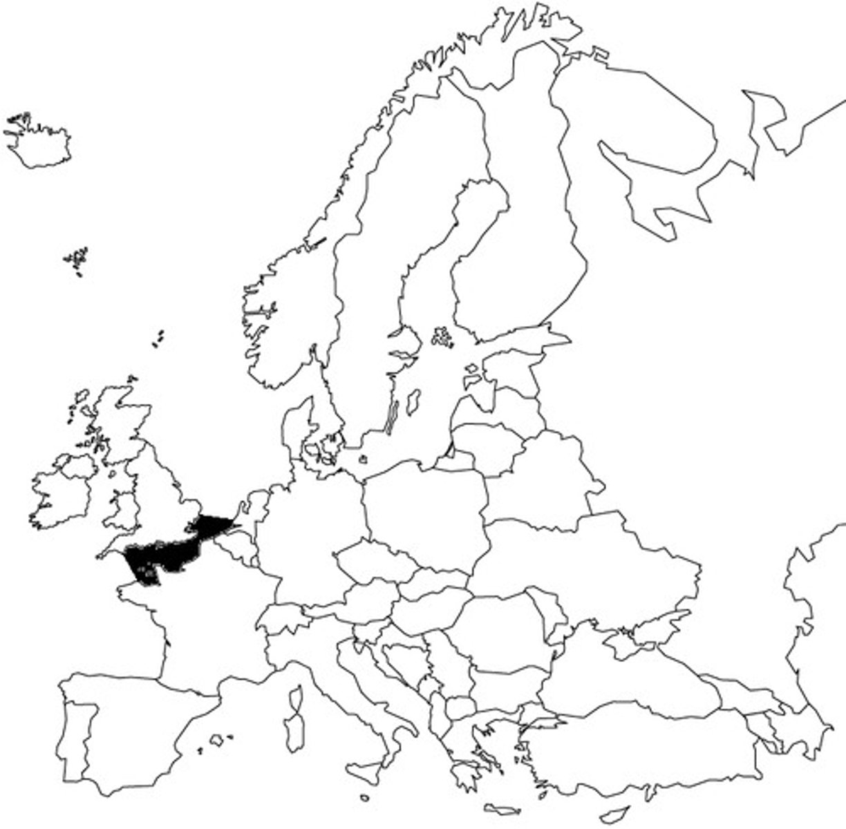 <p>The narrow body of water between Great Britain and France</p>