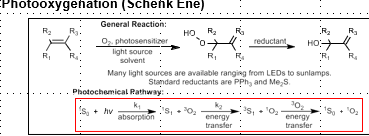<p>Alkene to Allylic alcohol via alkylperoxide intermediate </p><p>Dehydration step gives alkene (need alpha proton available in one of the alkene substiuents)</p>