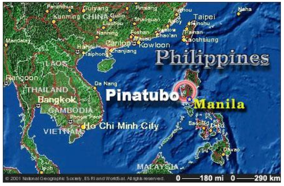 <p><strong>MOUNT PINATUBO ERUPTION:</strong></p><p><strong>Location:</strong> Luzon, Philippines </p><p class="p1"><strong>Elevation:</strong> 1,485 m or 4,900 ft</p><p class="p1"><strong>Volcano Type</strong>: __________</p><p class="p1"><strong>Historic Eruption</strong>: 1315</p><p class="p1"><strong>Most Recent Eruption: </strong>_____</p><p class="p1"><strong>Number of Eruptions in 20th Centur</strong>y: 2____</p><p class="p1"><strong>Largest Eruption:</strong> _____</p><p class="p1"><strong>Notable Feature(s):</strong> Ash cloud, lahars.</p><p class="p1"><strong>Notable Statistic:</strong> Second largest eruption of the 20th Century in terms of amount of material blown out of the vent. Affect on global weather. ______ deaths.</p>