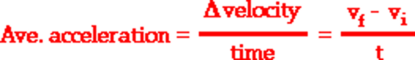 <p>Avg A = slope of the vt line between two points on the graph</p><p>Inst A = slope of a point on the line</p>