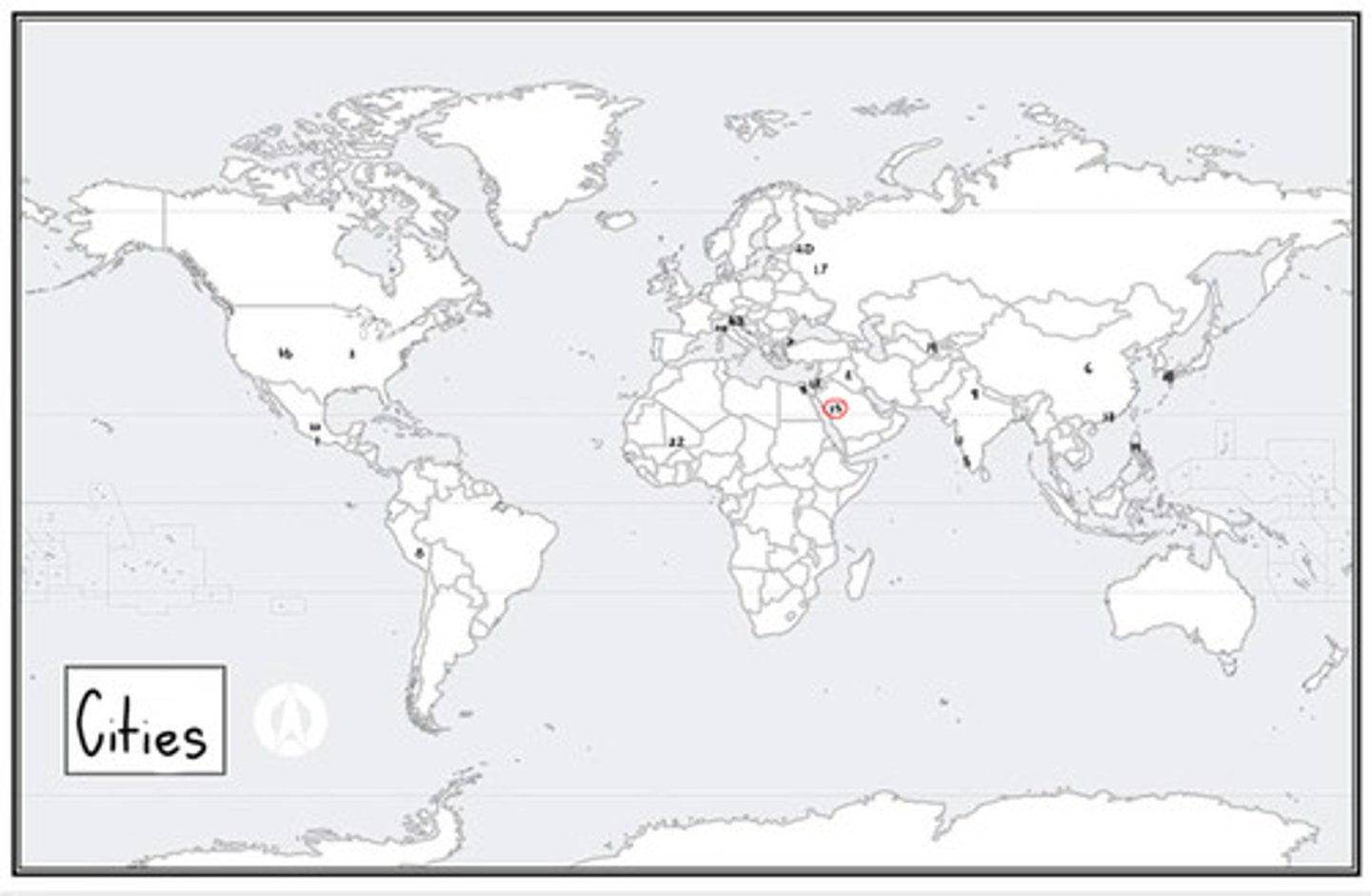 <p>What is #15? (cities)</p>