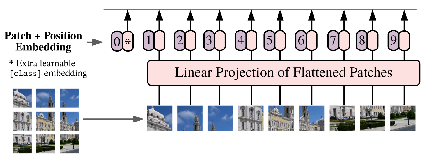 <p>The process of converting image data into sequences of discrete tokens suitable for transformers. Unlike traditional CNNs, which process images in a spatially-aware, hierarchical manner, visual tokenization treats images as a sequence.</p><p>Steps:</p><ol><li><p>Patching</p></li><li><p>Patch embedding</p></li><li><p>Quantization (optional)</p></li><li><p>Positional encoding</p></li></ol><p></p>