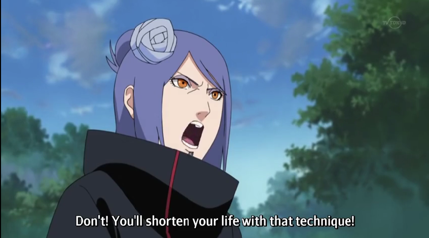 <p>shrink, contract, shrivel, wrinkle, reduce</p><p><u>ex</u>: 縮<span><span>める Chidjimeru: </span></span><span>to shorten, to reduce, to condense, to shrink smthg (transitive)</span></p><p><span>ill: Konan à Nagato qui s’apprête à détruire Konoha: “</span>Dame yo! Ano jutsu wa anata no inochi o chidjimeru koto ni naru.” <=> だめよ！ あの 術 は あなた の 命 を 縮める こと に なる ｡ : No, that jutsu will shorten your life!</p><p><u><span>ex</span></u><span>: </span>縮<span><span>む Chidjimu: to shorten, to shrink on its own (intransitive)</span></span></p><p><u>ex</u>: 縮小 Shukushô: reduction, curtailment</p><p>=> 縮小する: to reduce, to scale down</p><p>ill: Pain: “Katsute no yō na taisen wa nakunatta. Kuni wa sato o shukushō <em>shi</em>, ōku no shinobi ga yukiba o ushinatta. Kuni no tame ni inochigake de <em>hataraita</em> mikaeri ga, kono arisama da.“ (<em>masu stem</em> car suivi; <em>Past</em>) <=> かつてのような大戦はなくなった。国は里を縮小し、多くの忍が行き場を失った。国のために命がけで働いた見返りが、この有様だ。: Wars like the ones in the past have disappeared. Countries have downsized their villages and many shinobi have lost a place to go to. The reward for working by risking their lives for their country is this pathetic state.</p><p>ill: Pain: “Dakara to itte sato o <em>shukushō shisugireba</em>, totsuzen no kaisen ni taiō dekinai. Dakara wareware Akatsuki ga tsukuru no da.“ (<em>Provisional of</em> masu stem + sugiru) <=> だからといって里を縮小しすぎれば、突然の開戦に対応できない。だから我々暁が作るのだ。: Nevertheless, if they reduce the village too much, they cannot respond to a sudden outbreak of war. That is why we, Akatsuki, will create it.</p>