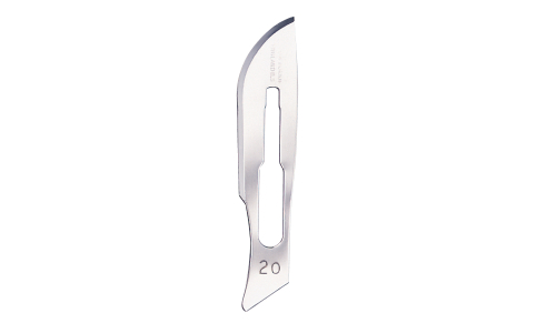 <p>Large curved blade for big incisions.</p>