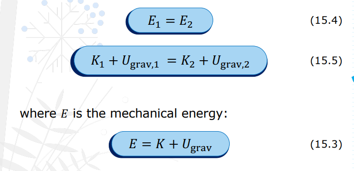 <p>When only the force of gravity does work, the total mechanical energy is constant—that is, it is a ____________.</p>