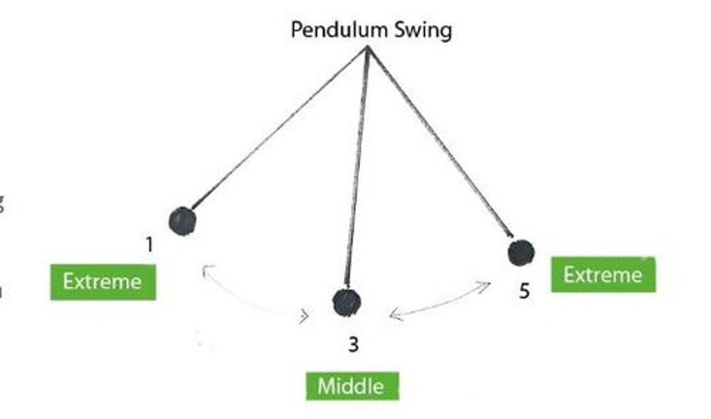 <p>The pendulum swings between extremes (crash and bubble), indicating that the best buying opportunities often occur during crashes.</p>
