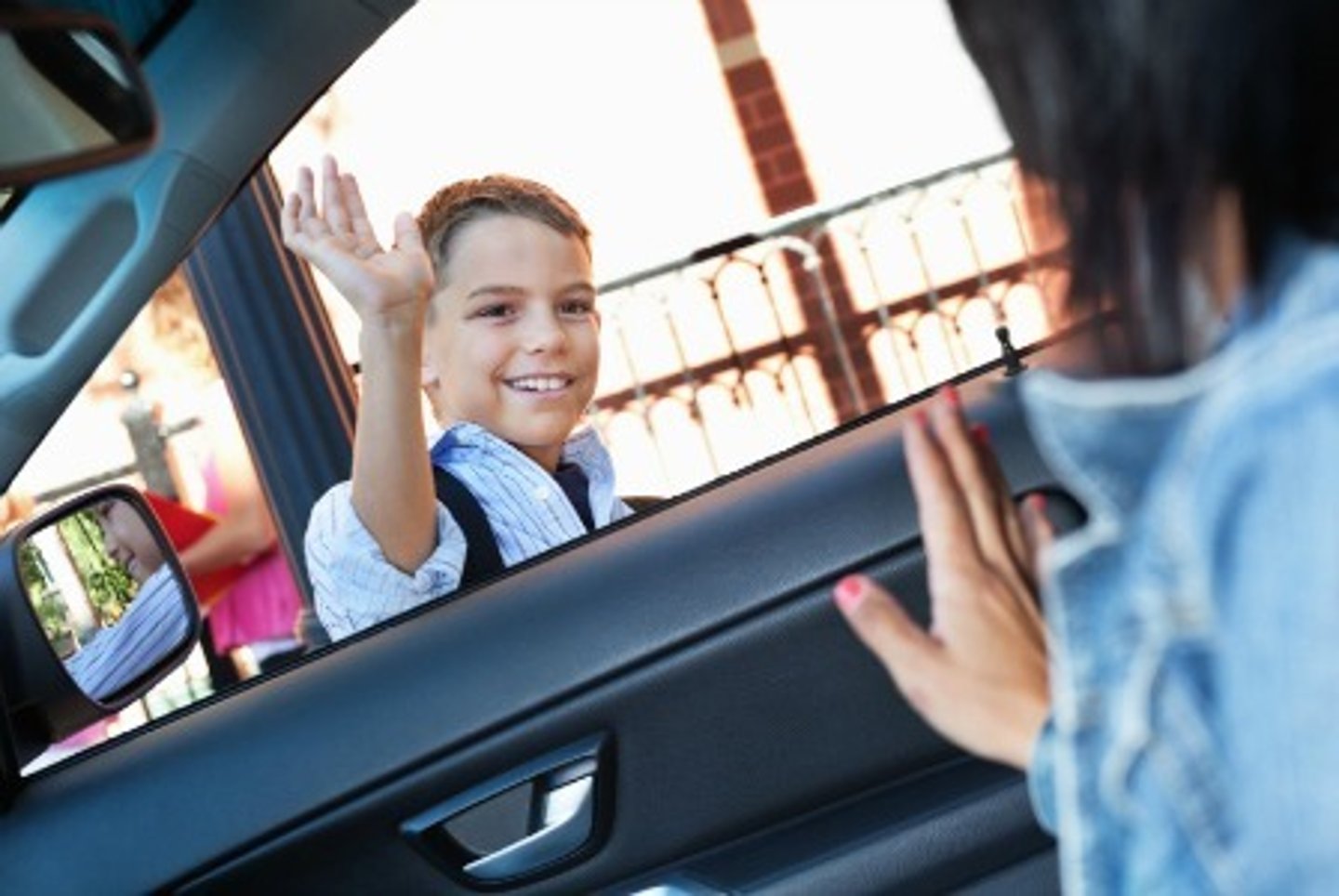 <p>take someone or something to a place in your car</p><p>Can you drop the children _________ at school in the morning?</p>