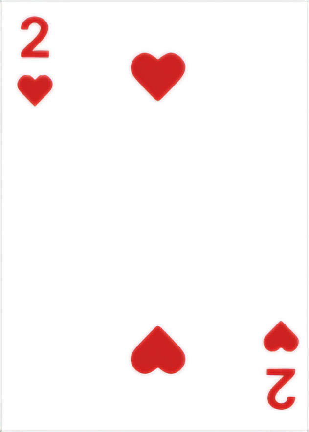 <p>2 of Hearts</p>