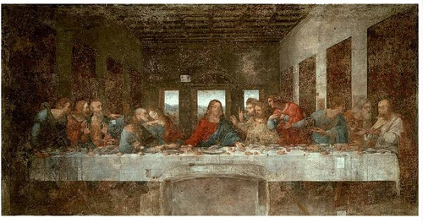 <p>Italian painter, engineer, musician, and scientist. The most versatile genius of the Renaissance, who filled notebooks with engineering and scientific observations that were in some cases centuries ahead of their time. As a painter is best known for The Last Supper (c. 1495) and Mona Lisa (c. 1503).</p>