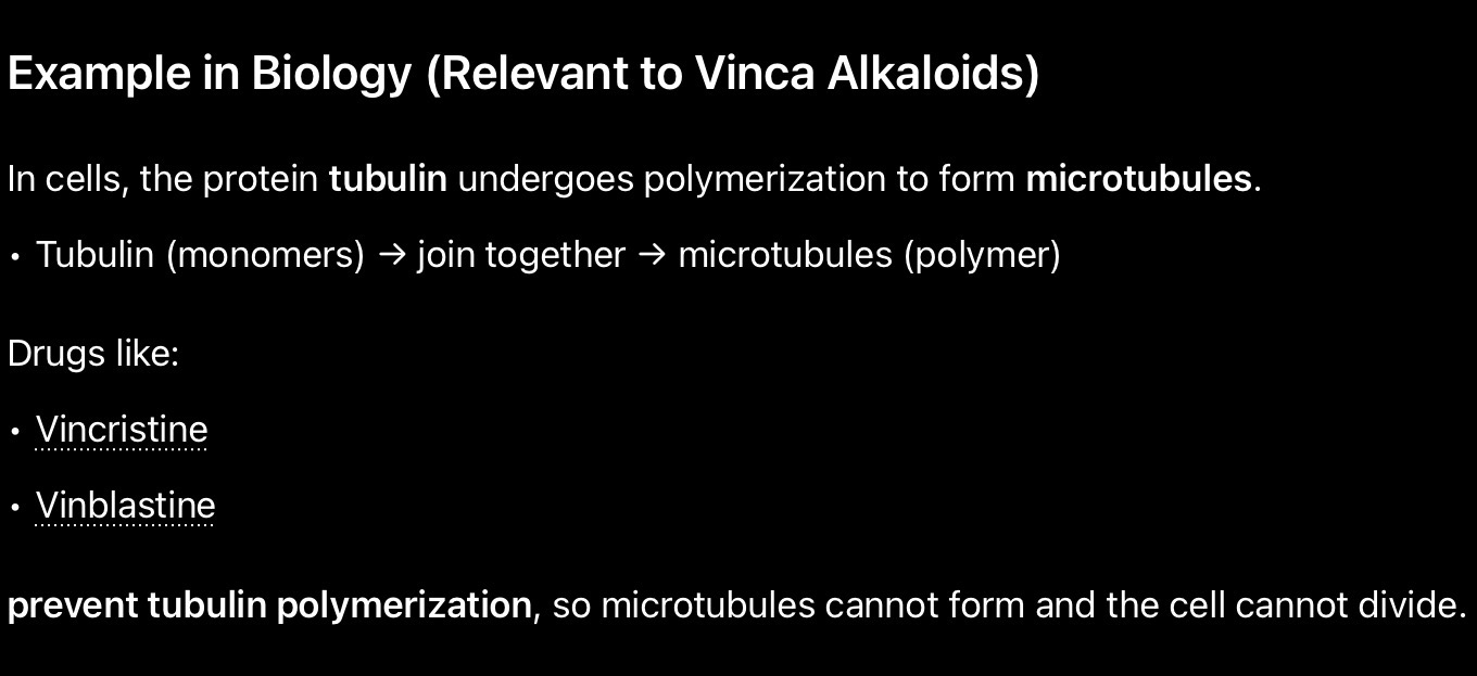 <p>Prevent microtubules from forming by preventing polymerisation of tubulin (protein which microtubules are made up of) resulting in cell division stopping in metaphase</p>