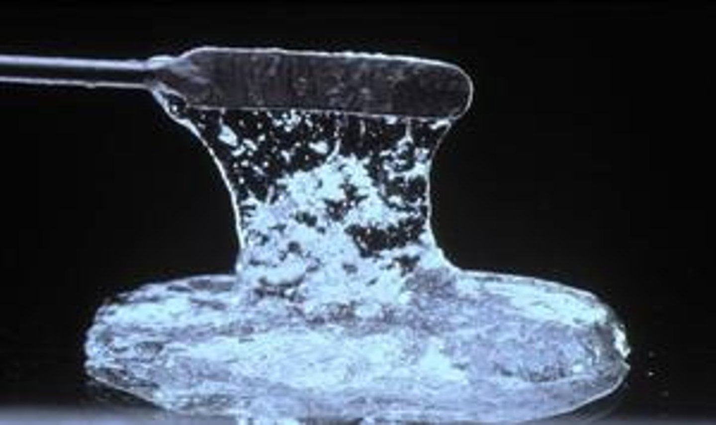 <p>A liquid dispersed in a continuous, elastic solid network.</p>