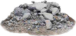 <p>Broken fragments, typically of stone or brick.</p><p></p>