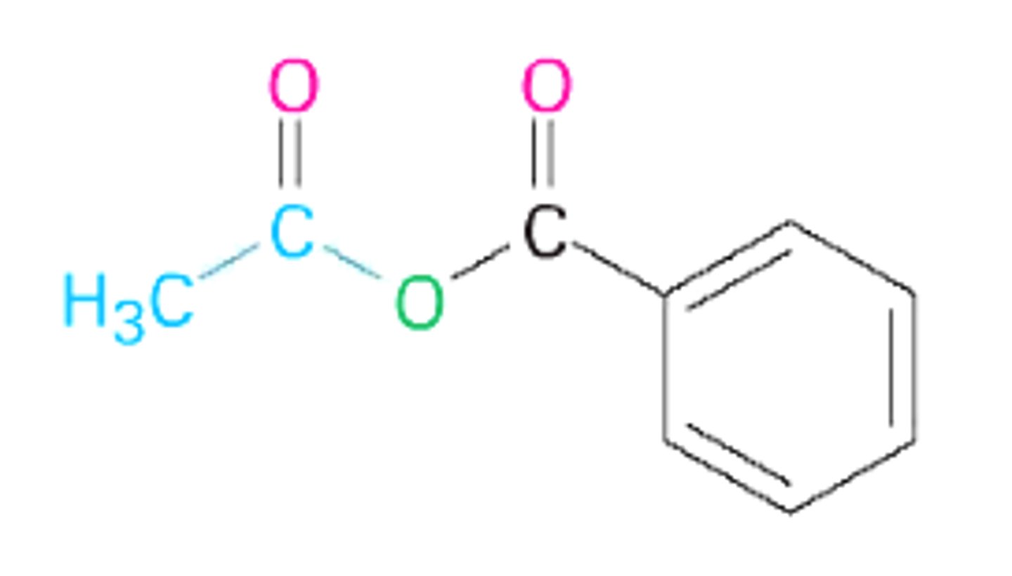 <p>Acetic Benzoic Anhydride</p><p>Note: Keep in mind alphabetical order</p>