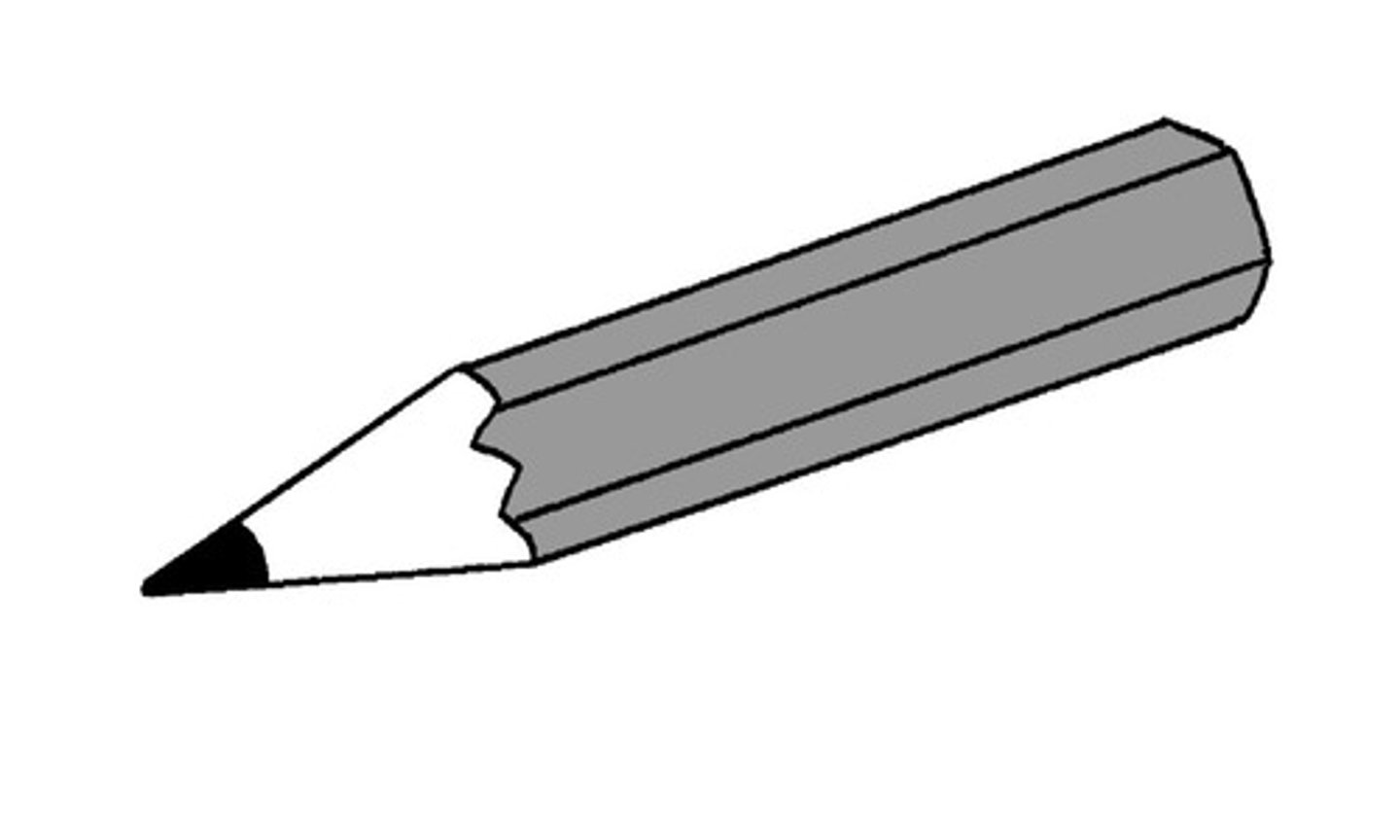 <p>pencil</p>