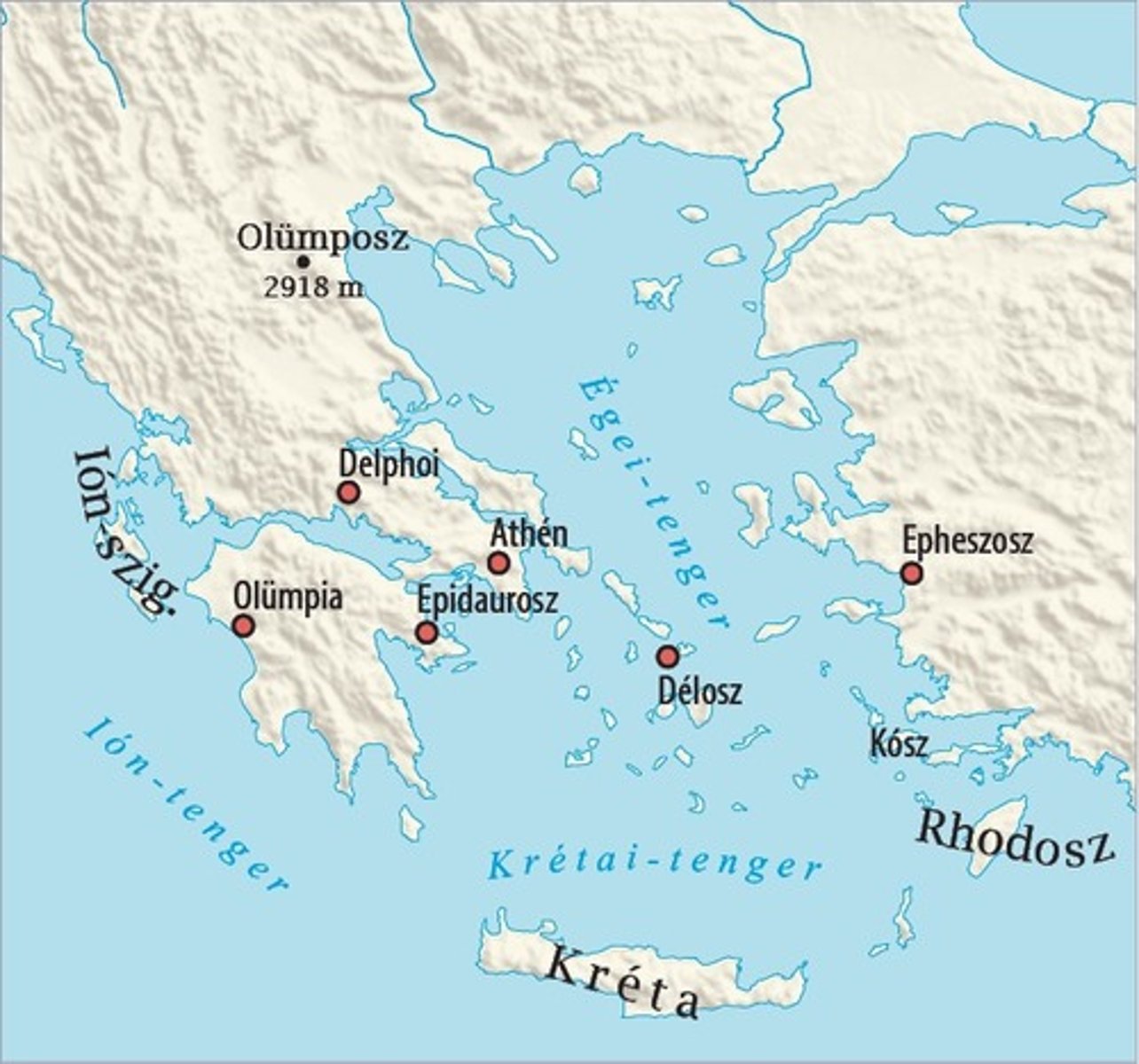 <p>Hegy Görögország északi részén. Az ókori görög mitológia szerint a legfontosabb istenek lakhelye volt.</p>
