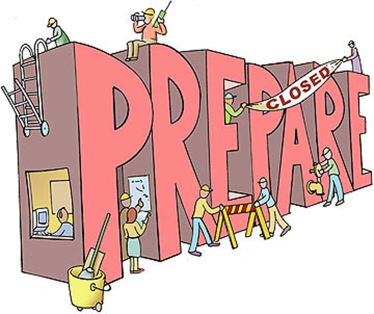 <p>to prepare</p>