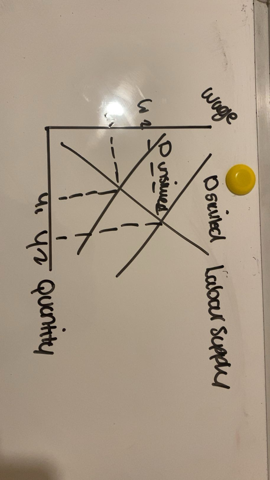 <p>Government provides subsidies → lowers financial barriers → more low-income students access quality education → human capital improves → higher future earnings → inequality falls.</p><p>demand for skilled labour increases alongside their wages</p>