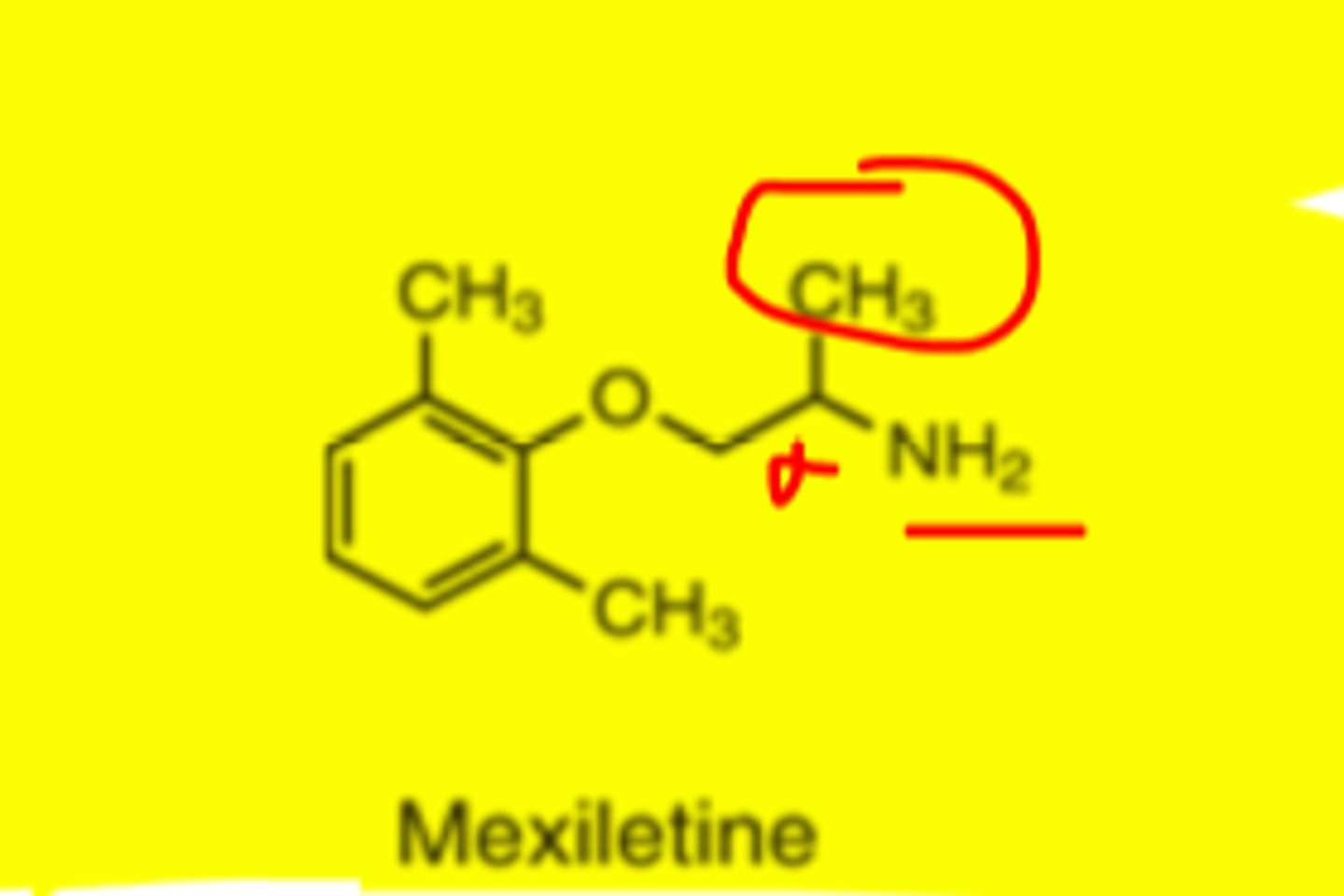 <p>alpha methyl group slows rate of metabolism and contributes to oral activity</p>