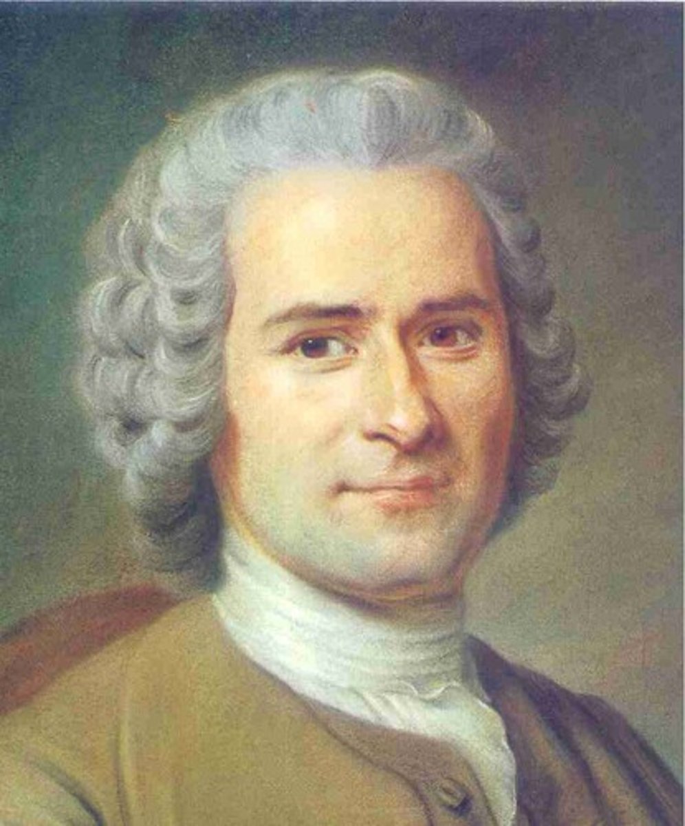 <p>A French philosopher who believed that human beings are naturally good &amp; free &amp; can rely on their instincts. The government should exist to protect common good, and be a democracy. Social Contract.</p>