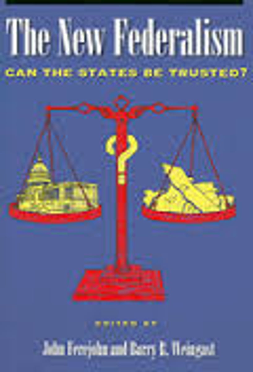 <p>The sharing of power between the national government and the states.</p>