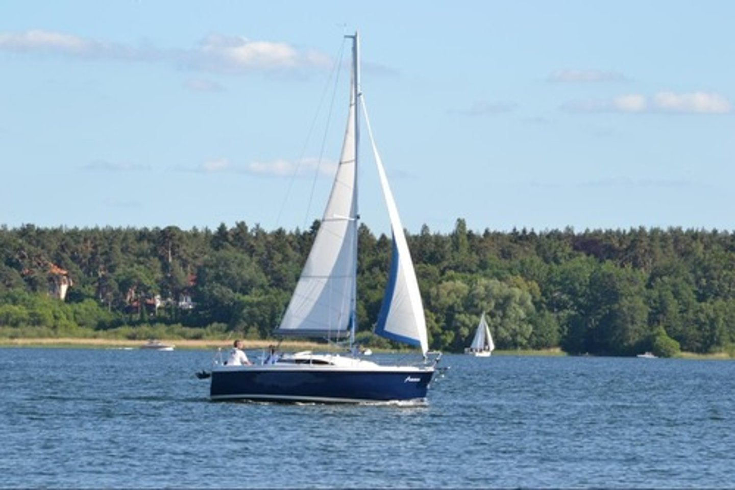 <p>was man im Boot auf dem Wasser macht, braucht aber dafür Wind</p>