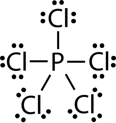 <p>5 + 5(7) = 40 electrons</p><p>5 bonds, 0 lone pairs</p>