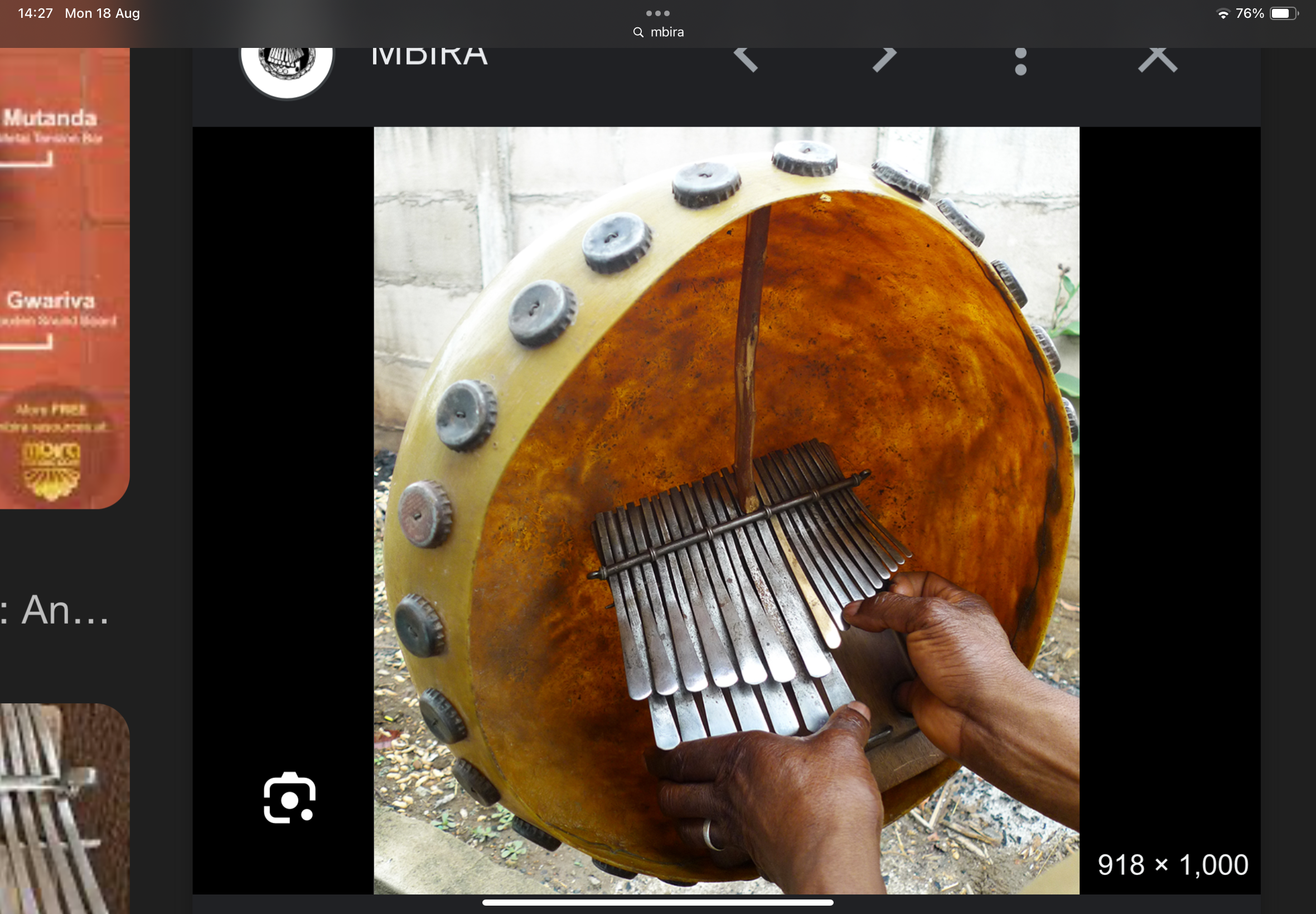 <p>thumb piano</p>