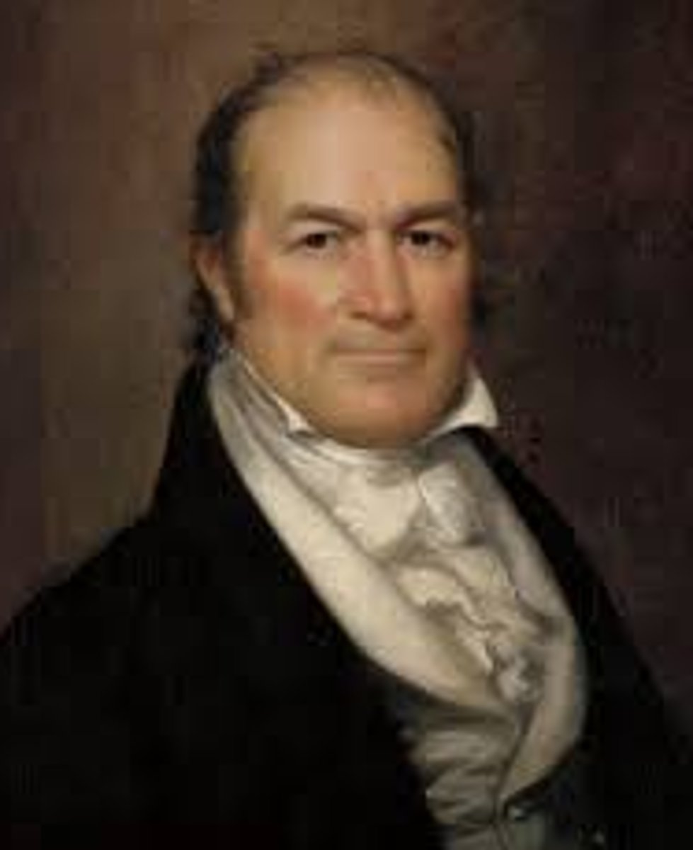 <p>In 1823-1824, a political animosity towards William Crawford developed as several politicians, led by John C. Calhoun, accused him of making poor financial decisions while leading the Treasury Department that caused financial losses for the government while attempting to further his career. <br><br>Letter were published signed with these initials, which openly attacked Crawford for his relationship with the banks. He was eventually called to testify before a committee which absolved him of any crime and tarnished his accuser's reputation before the Election fo 1824.</p>
