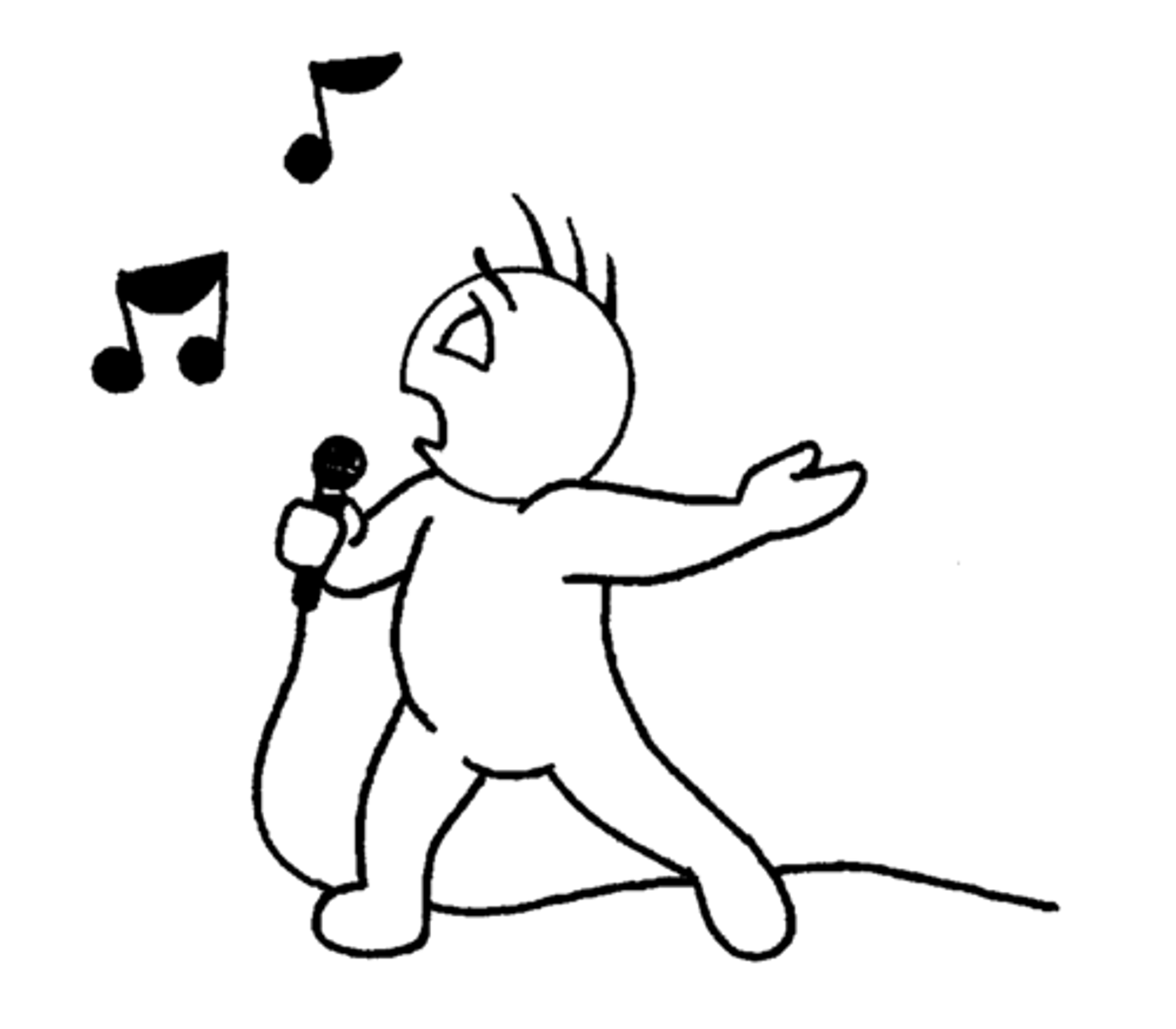 <p>to sing</p>