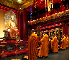 <p>religious communities where Buddha&apos;s followers stayed, studied, and meditated; both men and women could join monasteries as monks or nuns; often exempt from taxation which put strains on Chinese political systems</p>