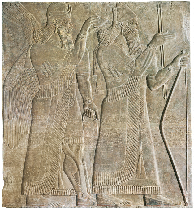 <p>Narrative reliefs, palace of Ashurnasirpal at Kalhu/Nimrud</p>