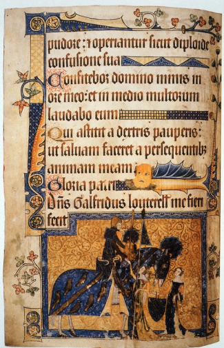 <p>Luttrell Psalter</p>