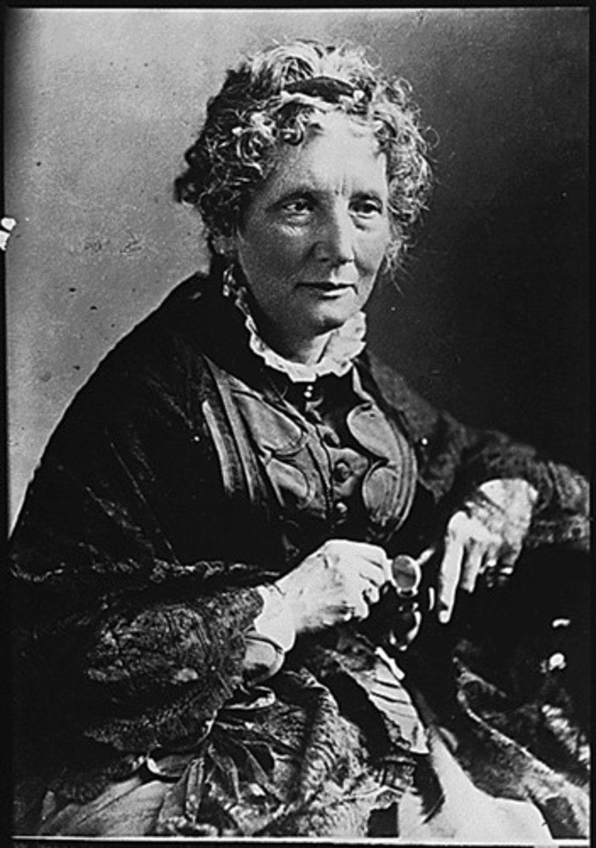 <p>Author of Uncle Tom's Cabin</p>